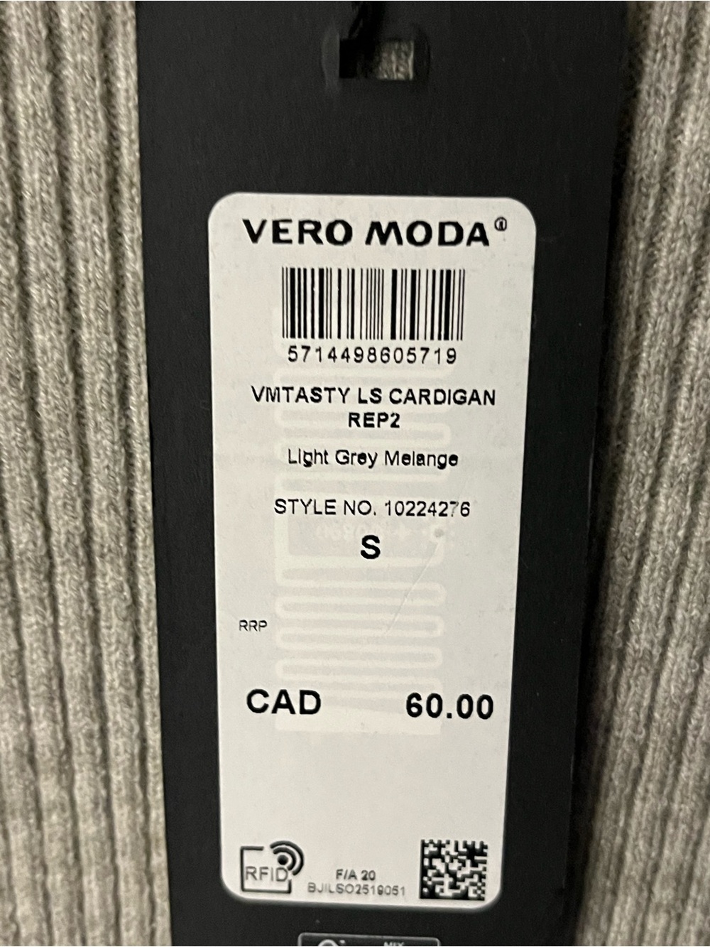 Vero Moda Ribbed Open-Front Cardigan - Picture 6 of 7